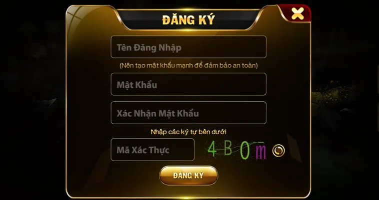 Đăng kí GO88 với các bước đơn giản và nhanh chóng.