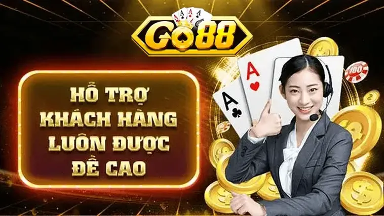 Hỗ trợ khách hàng 24/7 đa dạng nền tảng tại cổng game Go88