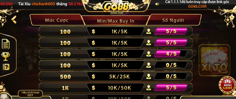 Bật Mí Chiến Thuật Chơi Xì Tố Tại GO88 Luôn Giành Lợi Thế Từ Cao Thủ